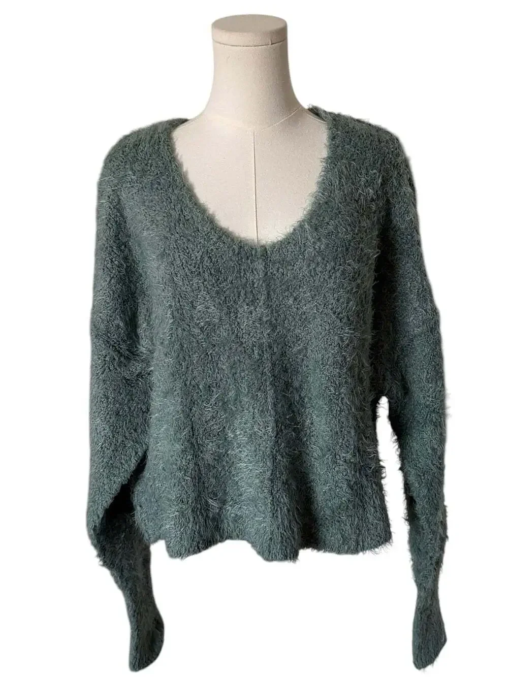 Free People Icing V-neck Sweater Spring Dust